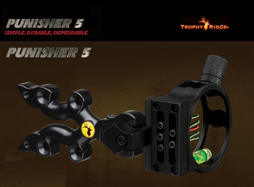 Trophy Ridge - Punisher 5 - Visier mit aktiver Beleuchtung - zum Schließen ins Bild klicken