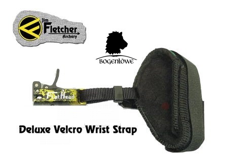 Release Jim Fletcher FlatHead Deluxe Velcro Wrist Strap / Klettverschluss