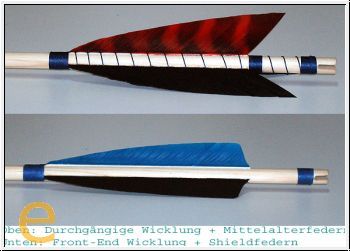 Mittelalterlicher Wunschpfeil: Northern Pine - 11/32 Mittelalterlicher Wunschpfeil: Northern Pine - 11/32